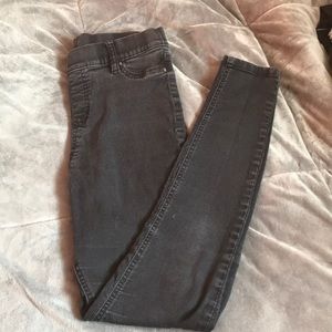 Black jeggings